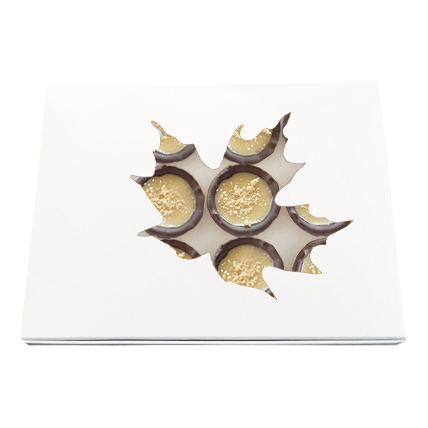 Cornets à l’érable et chocolat